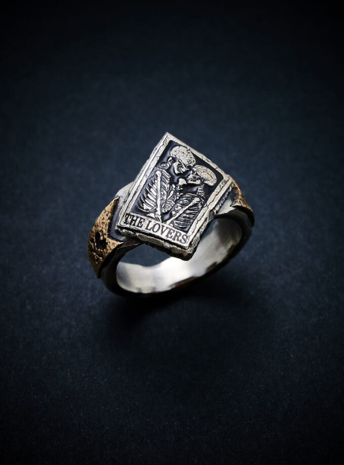 ‘The Lovers’ Sterling Silver & Bronze details