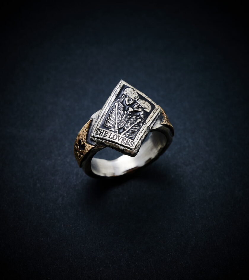 ‘The Lovers’ Sterling Silver & Bronze details