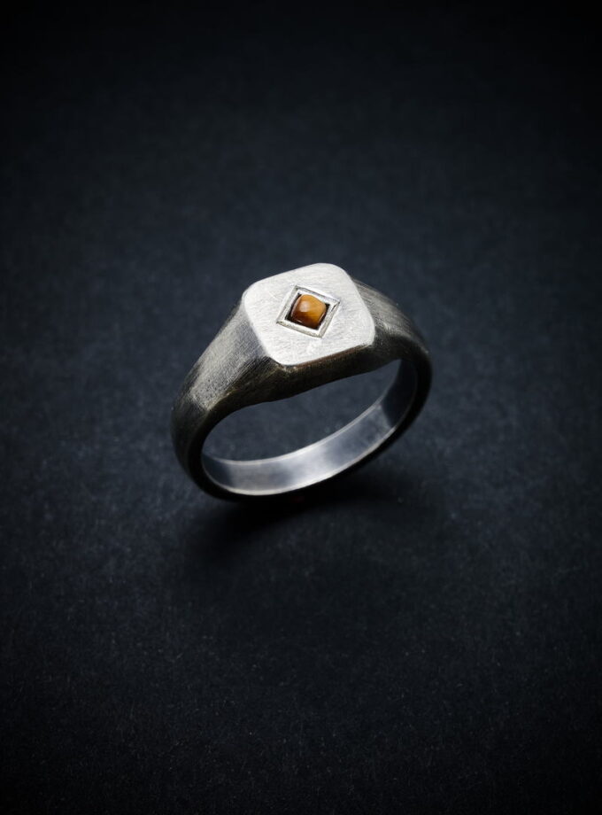 Tiger eye Sterling silver and Bronze