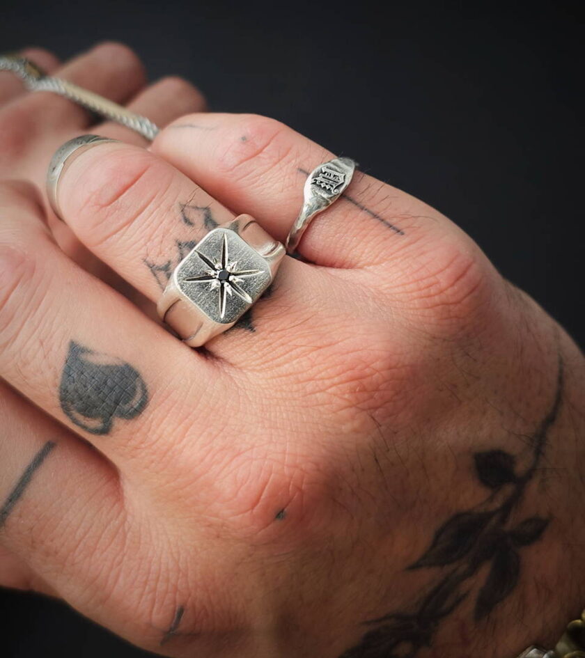 ‘Black Star’ Black Diamond & Silver - Image 2