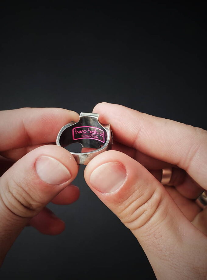 ‘North Star’ Silver & Bronze ring