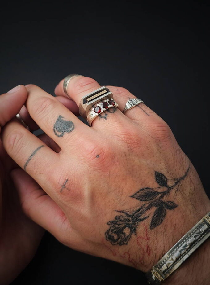 Two-tone Silver & Bronze ring