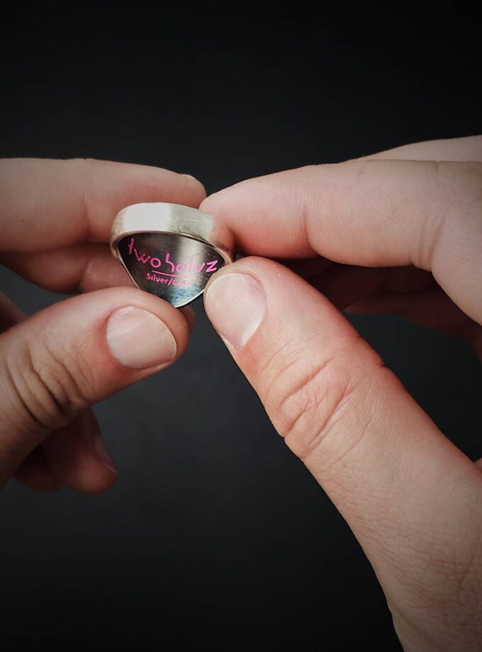 Green Jade Sterling silver and Bronze