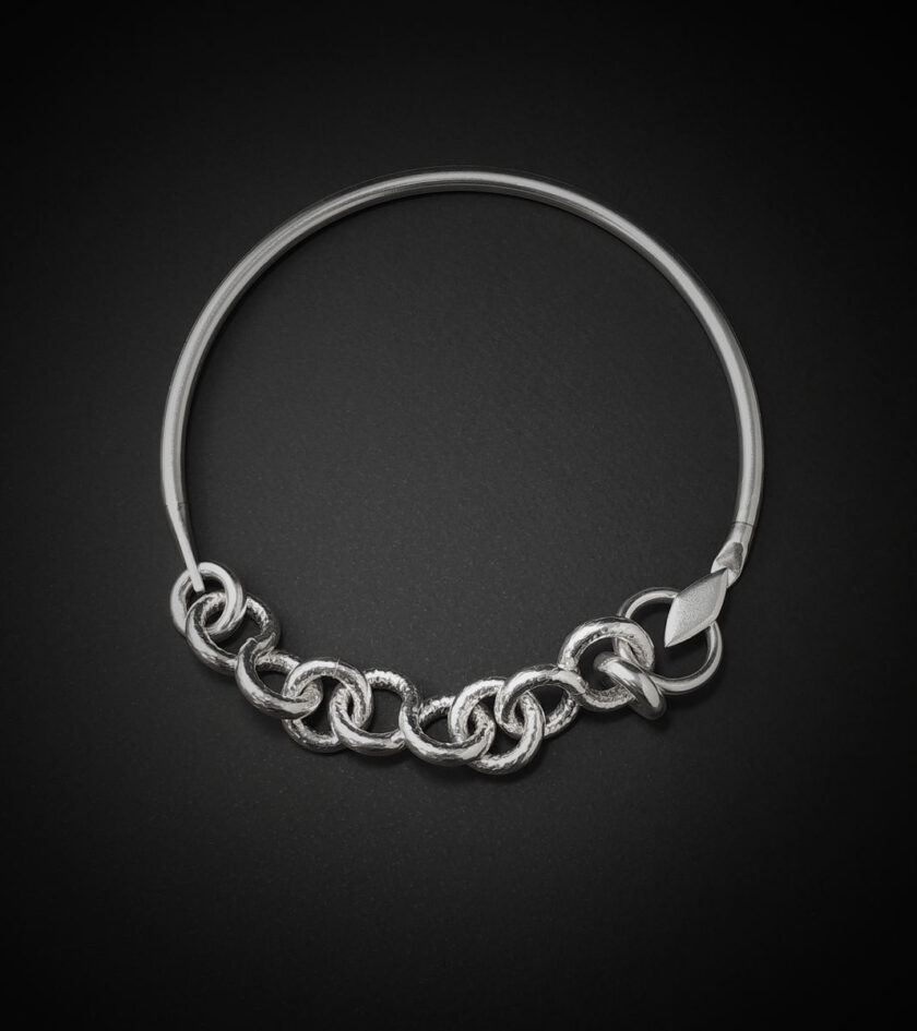 ‘Saturn’ Silver choker
