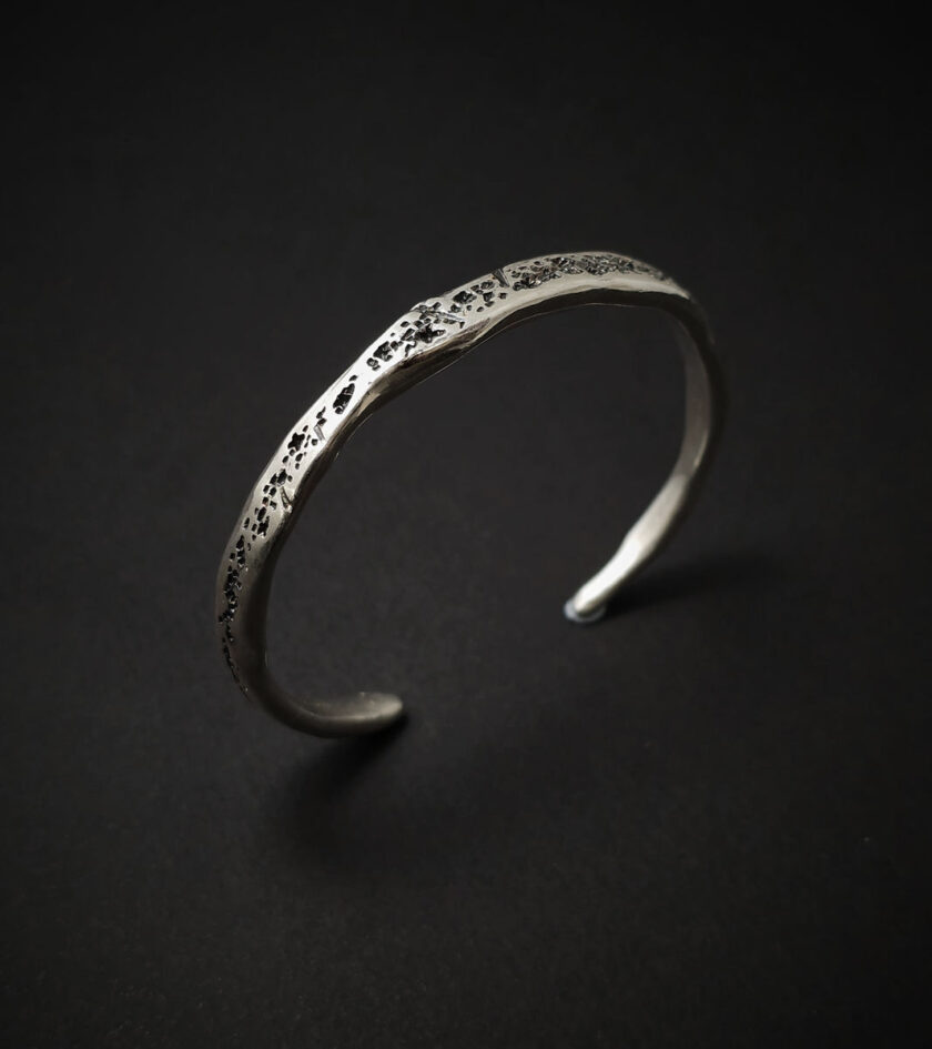 Sterling Silver texture cuff