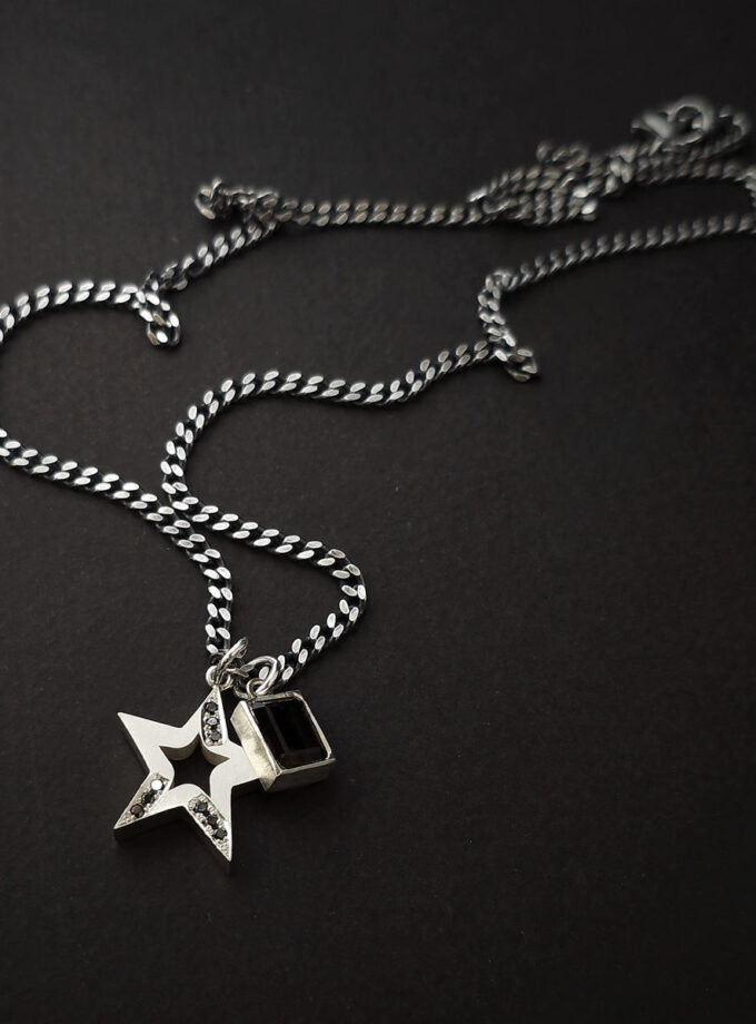 ‘Cosmic’ Black Diamond silver Star