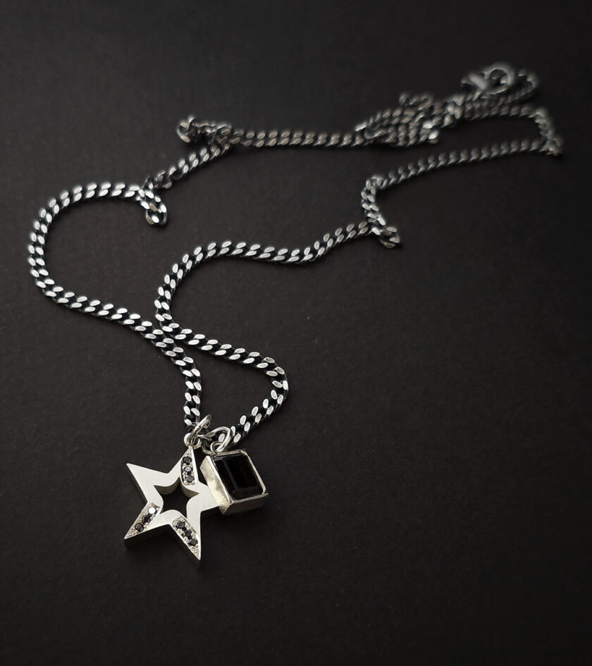‘Cosmic’ Black Diamond silver Star
