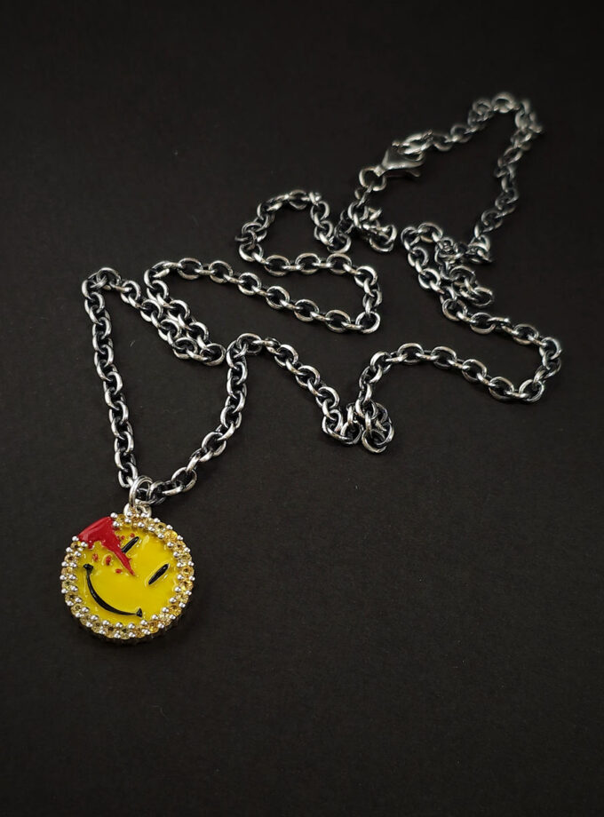 ‘Headshot’ Sterling silver & yellow sapphires
