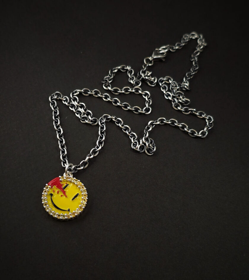 ‘Headshot’ Sterling silver & yellow sapphires
