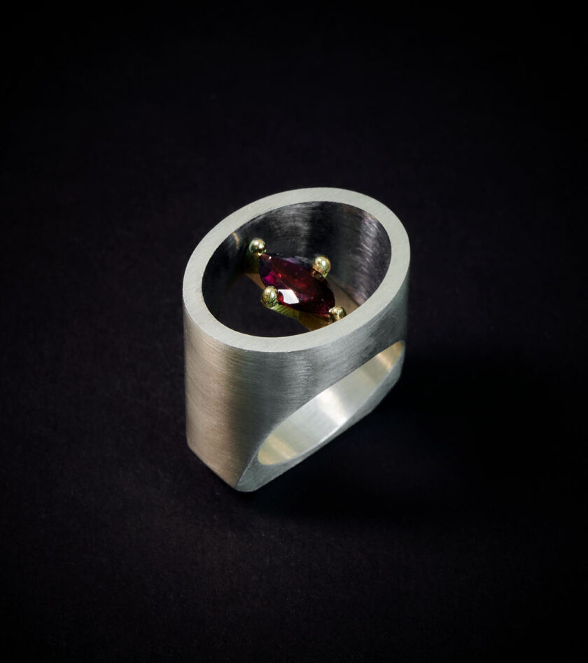 Silver, Gold & Tourmaline