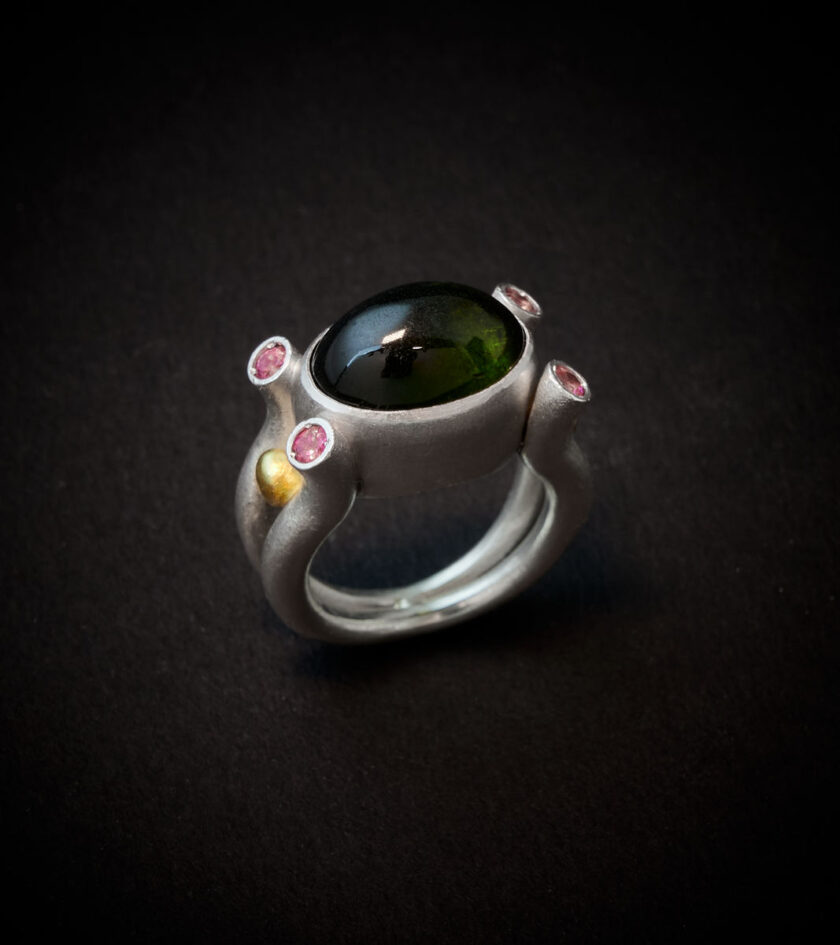 ‘Kyber’ Silver, Gold & Tourmalines