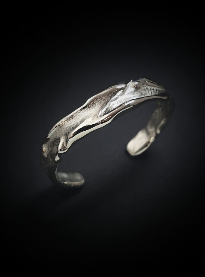 ‘Ripple’ Sterling Silver cuff