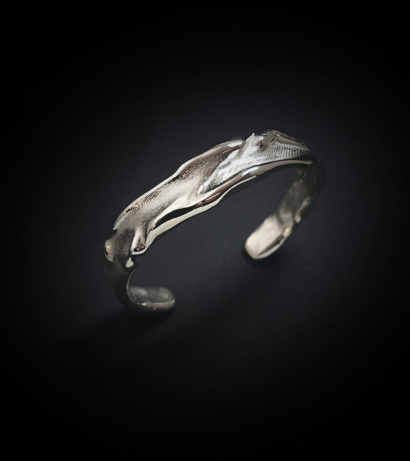 ‘Ripple’ Sterling Silver cuff
