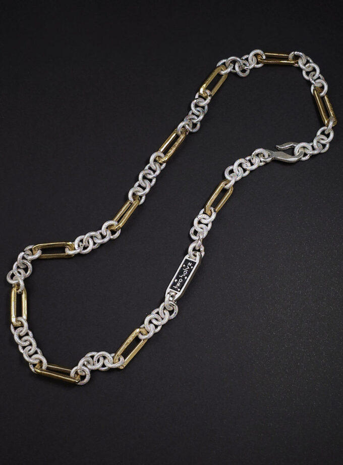 Two-tone silver Chain