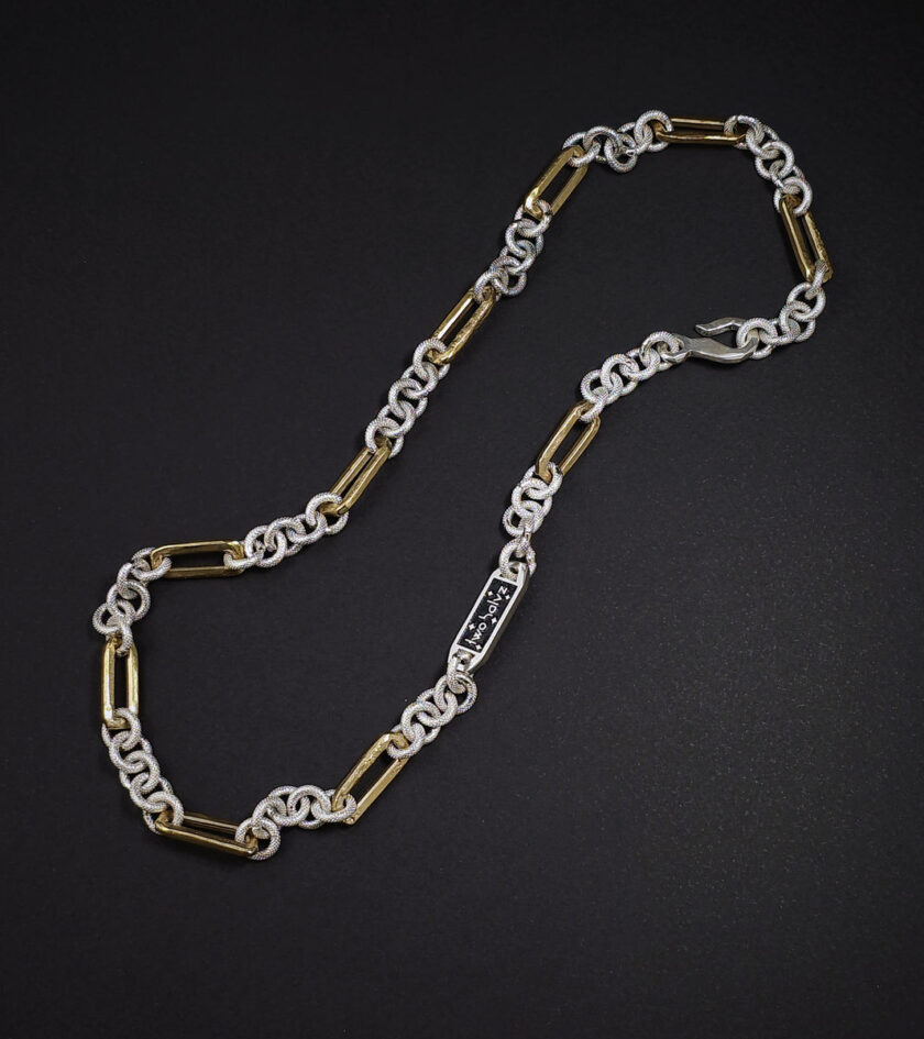 Two-tone silver Chain