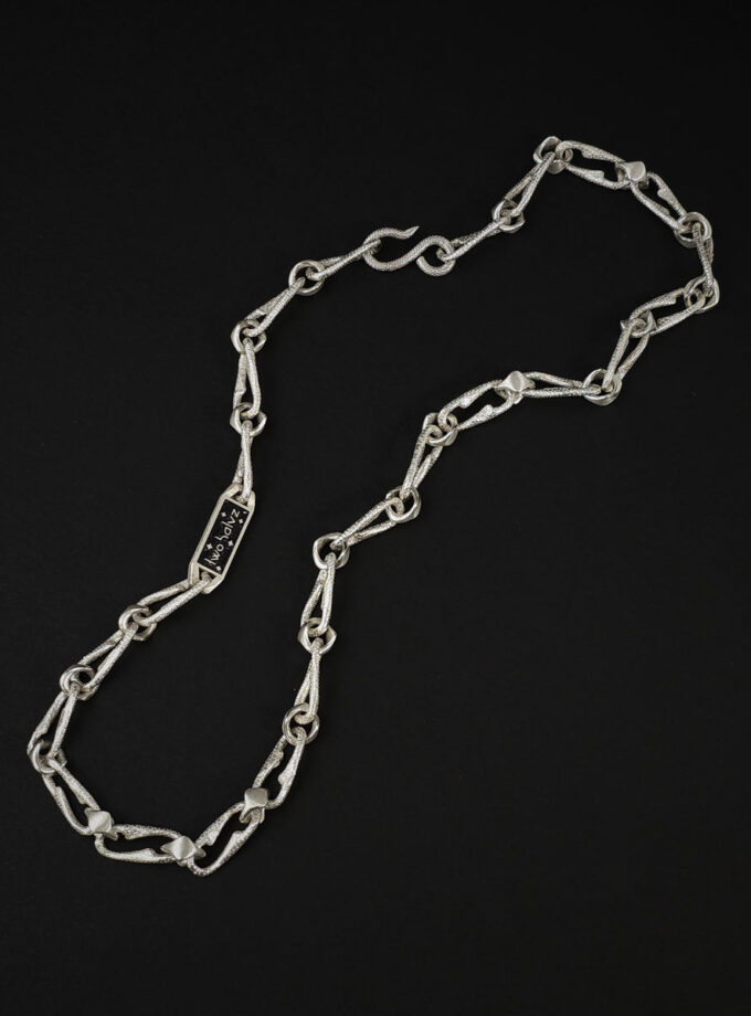‘Kyma’ Sterling silver Chain