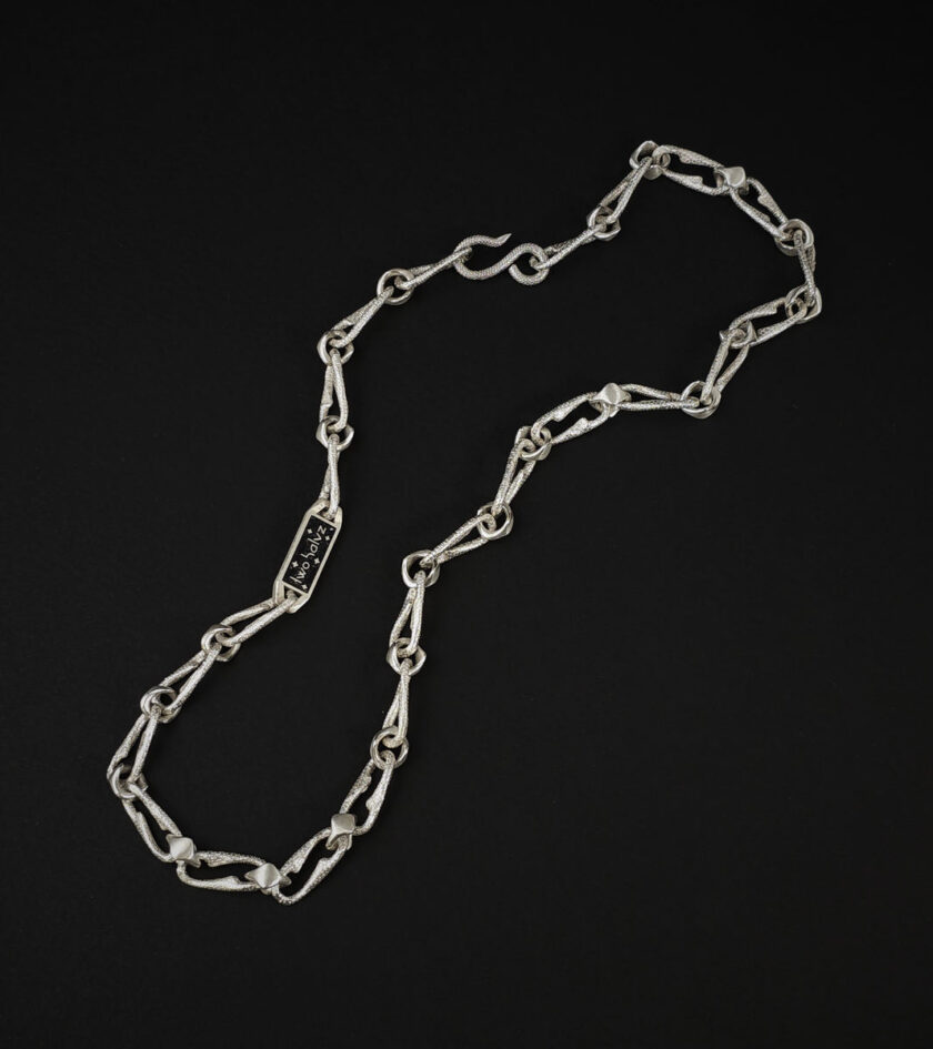 ‘Kyma’ Sterling silver Chain