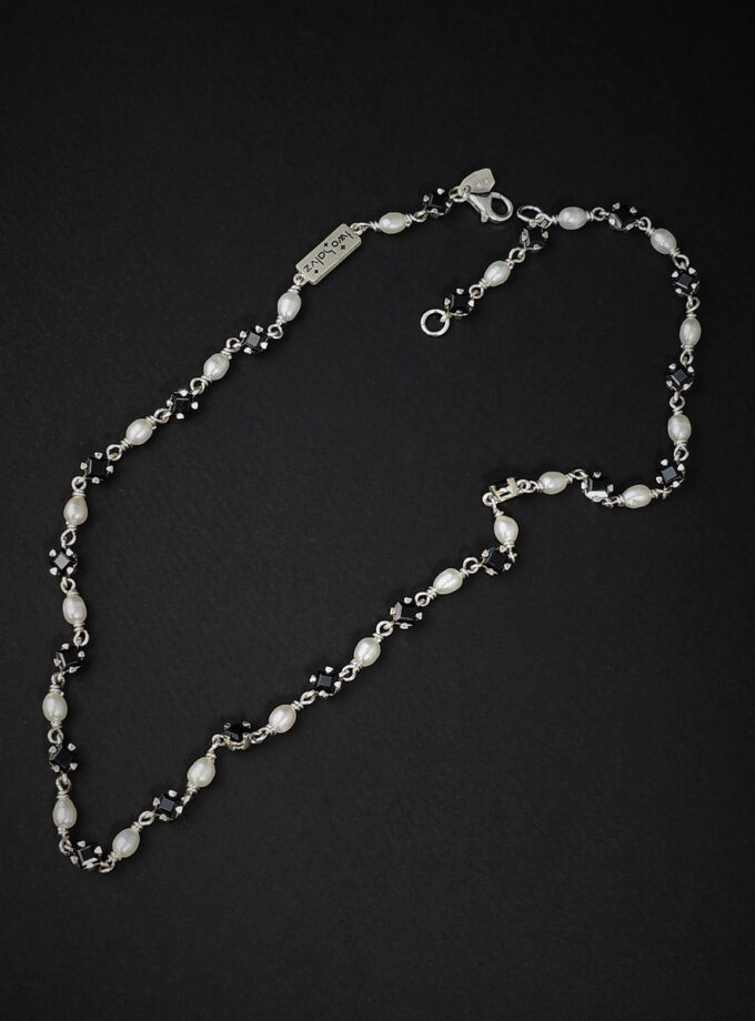 Black Spinels & Pearls