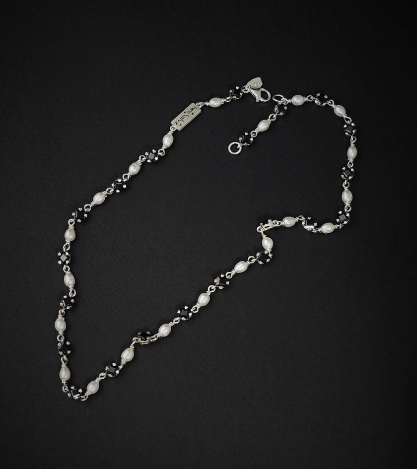 Black Spinels & Pearls