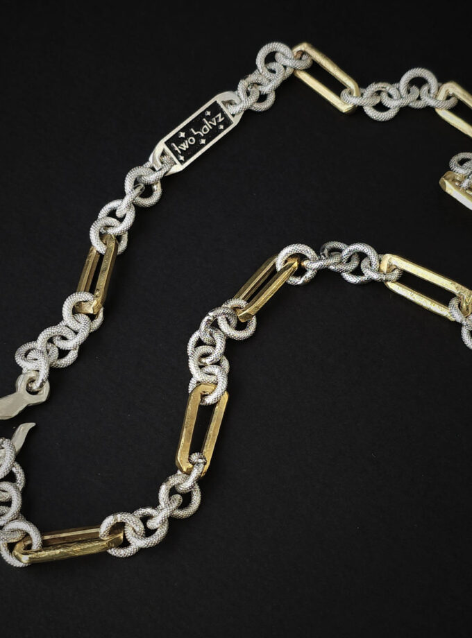 Two-tone silver Chain