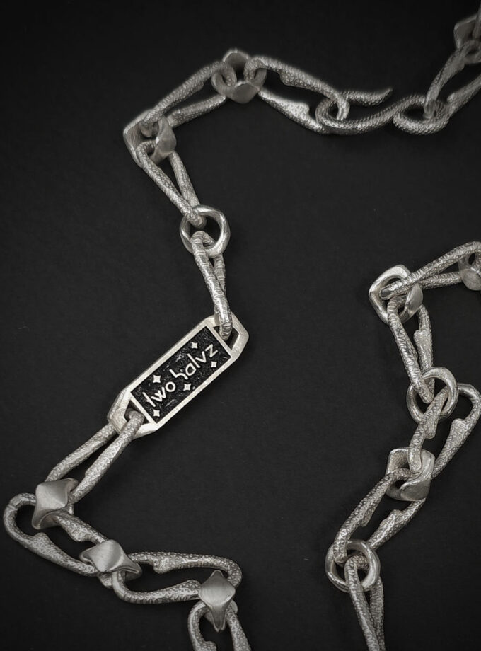 ‘Kyma’ Sterling silver Chain