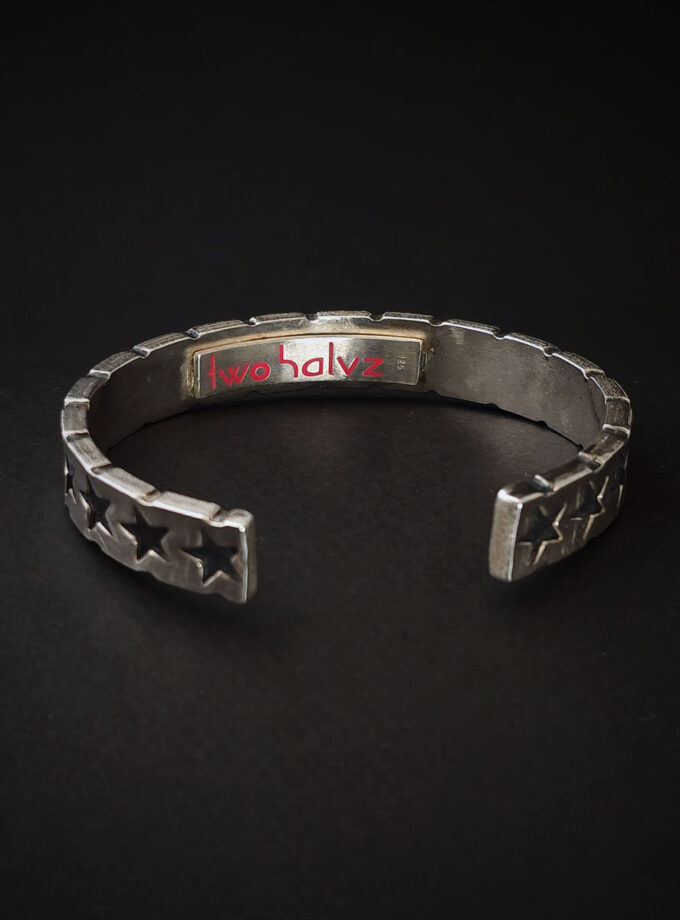 ‘Superstar’ Sterling silver cuff