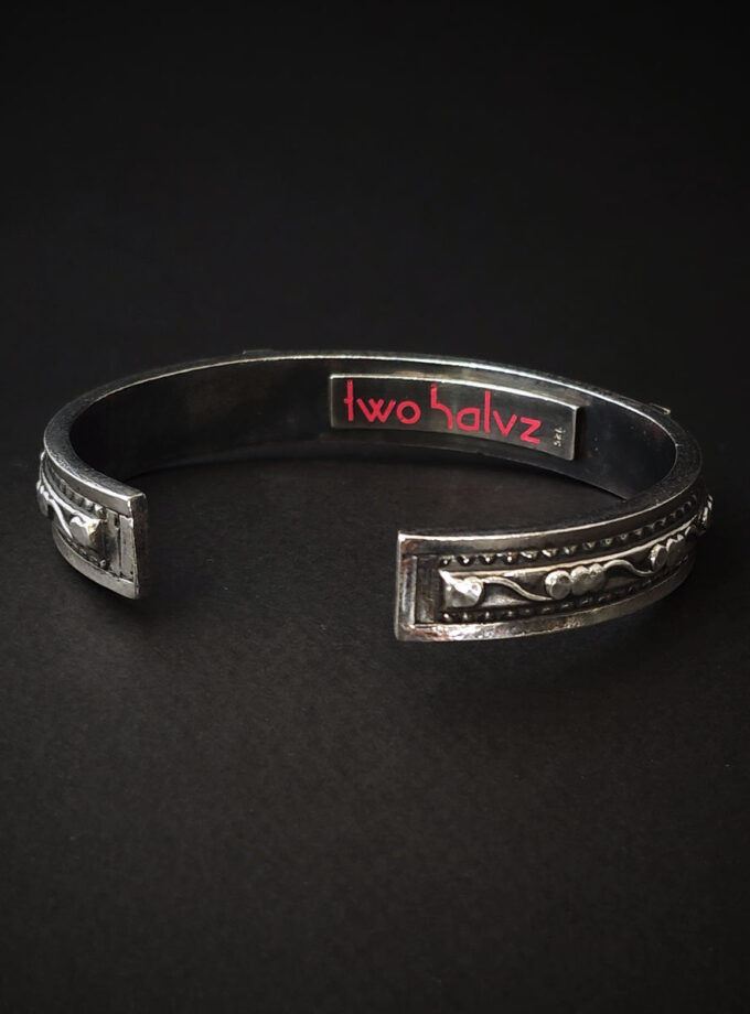 Silver Gold and Diamonds cuff