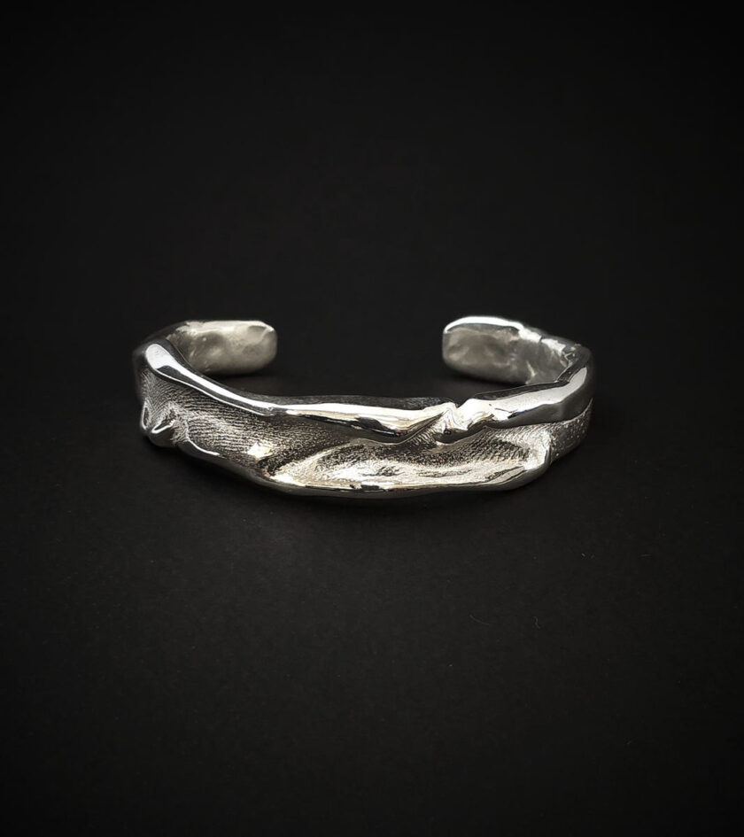 ‘Ripple’ Sterling Silver cuff - Image 2