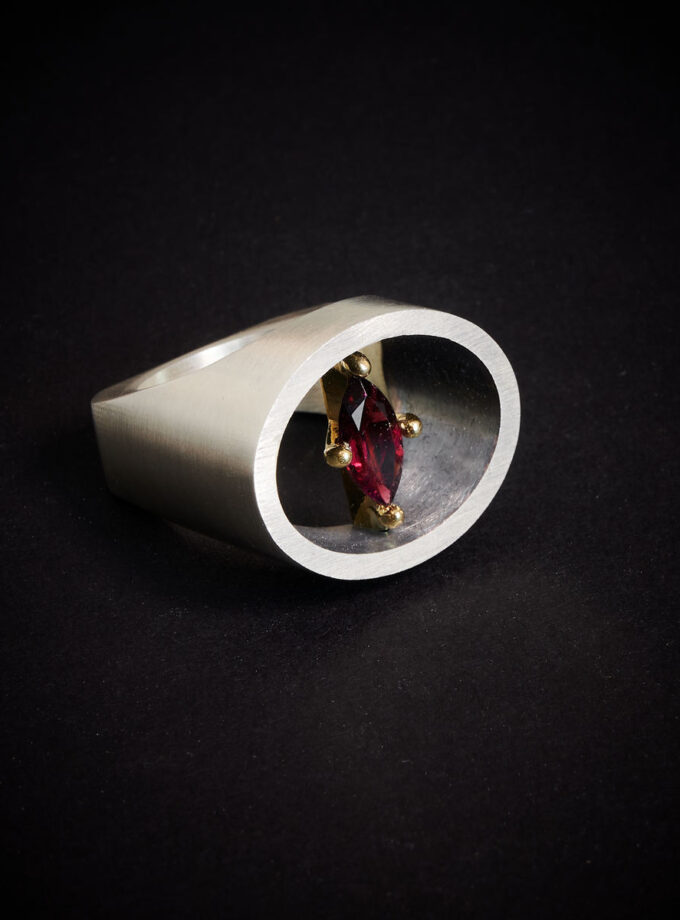 Silver, Gold & Tourmaline