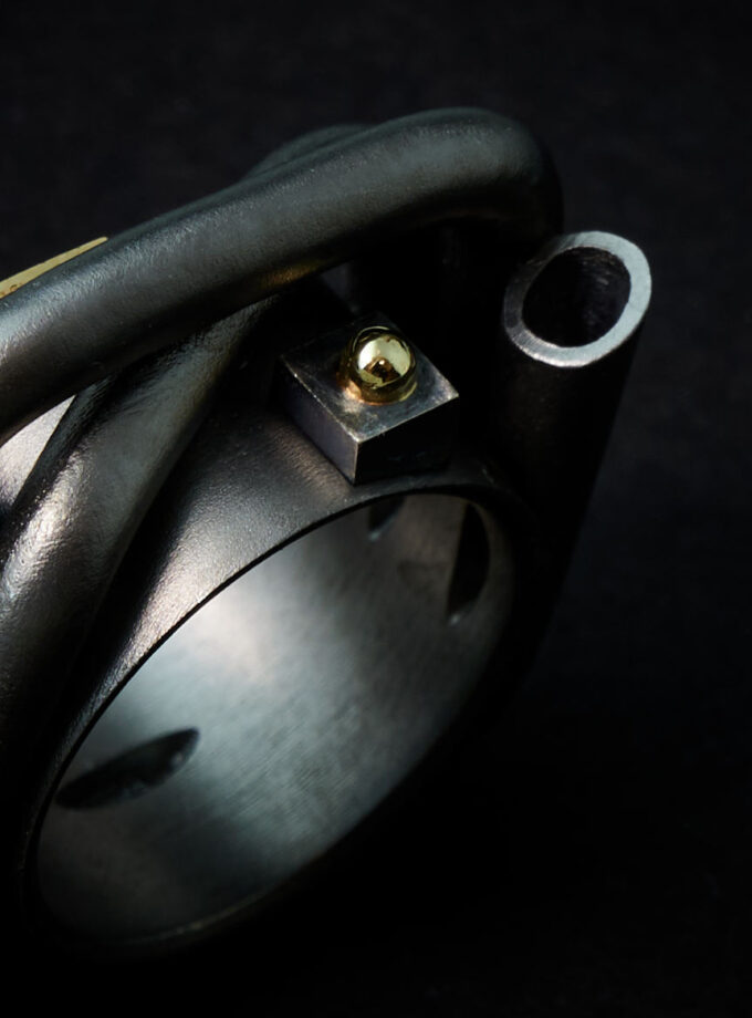 Blacked-out Silver, Gold & Diamonds