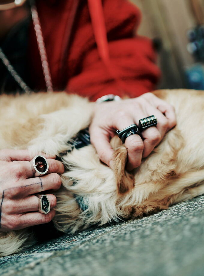 Blacked-out Silver, Gold & Diamonds