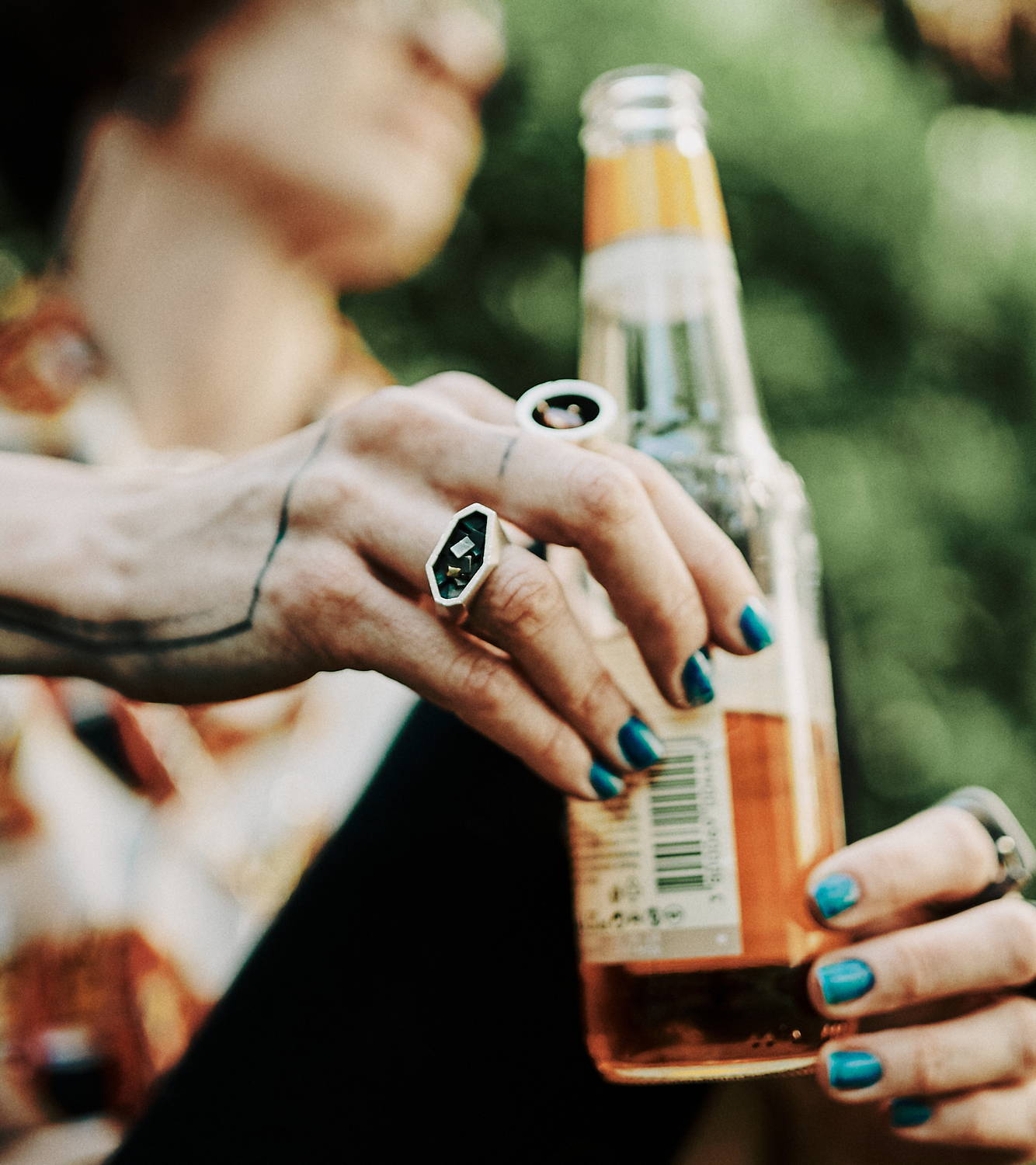 ‘Cubic’ Gold & Sterling Silver Ring - Image 3